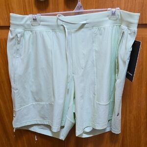 lululemon athletica Light Green Athletic Shorts